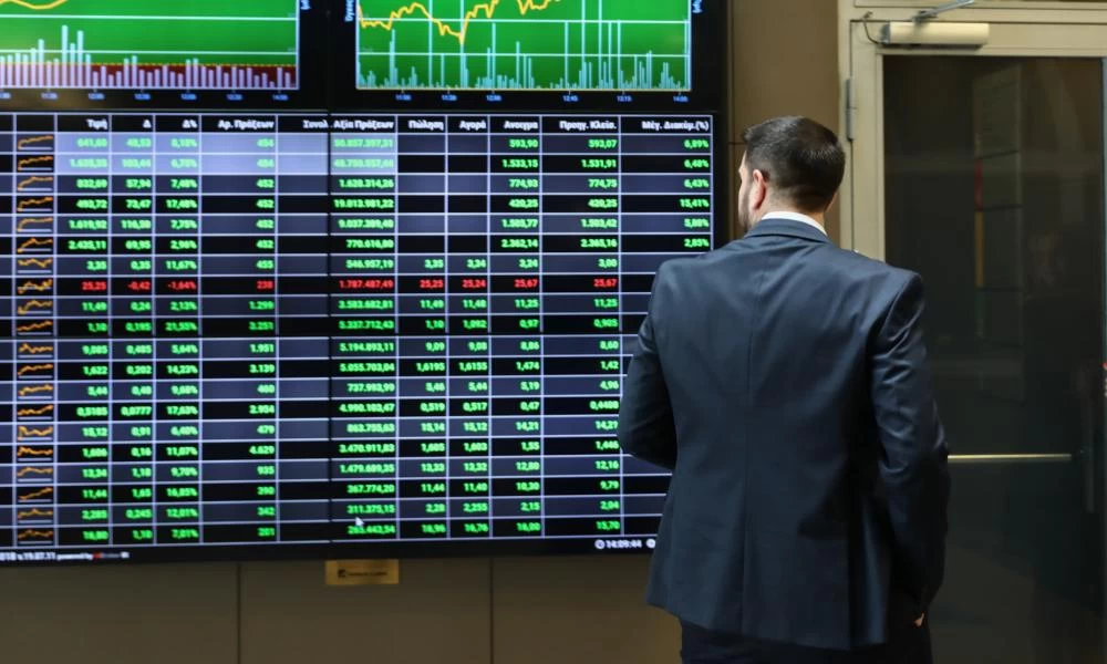 Χρηματιστήριο Αθηνών: O Γενικός Δείκτης Τιμών έφτασε στις 925,37 μονάδες